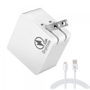 Adaptador doble salida USB + Cable Lightning (Iphone) / BS1092-2 / BSCH-I3AL